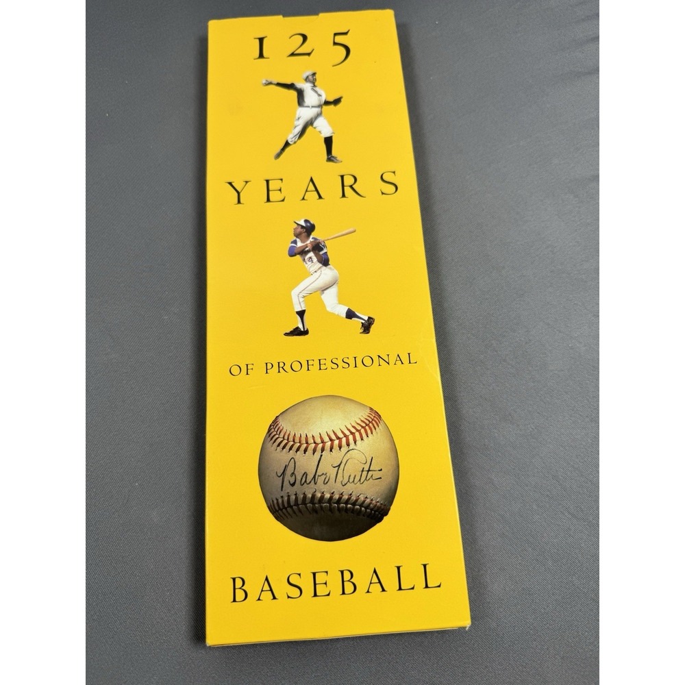 125‎ Years of Professional Baseball Anniversary Collector Edition Timeline Book
